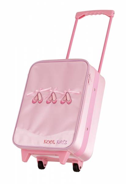 Pink Satin Ballerina Trolley Bag KB32