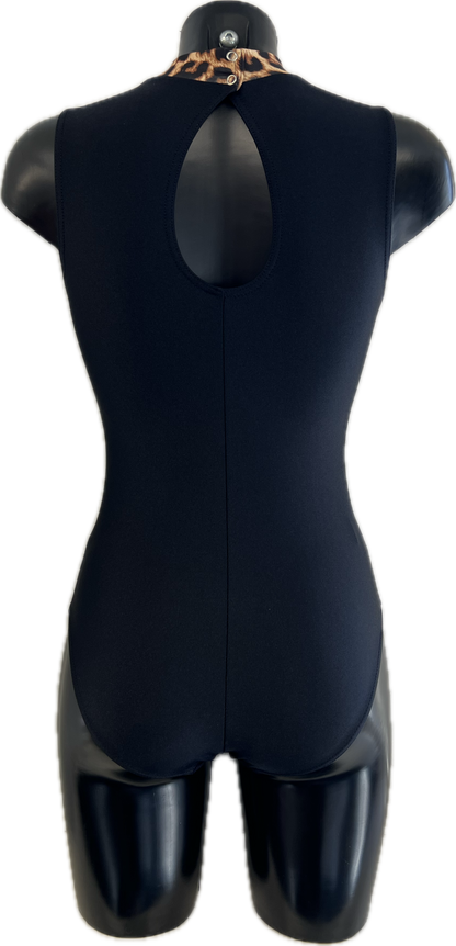 K2105 (KDGN016) CUSTOM-MADE All Colours Women's Girls Lycra Sleeveless High Neck Dance Leotard