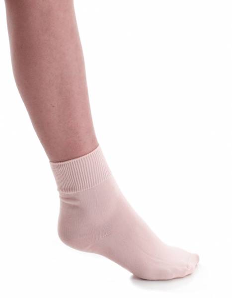Pink Ankle Dance Ballet Tap Socks