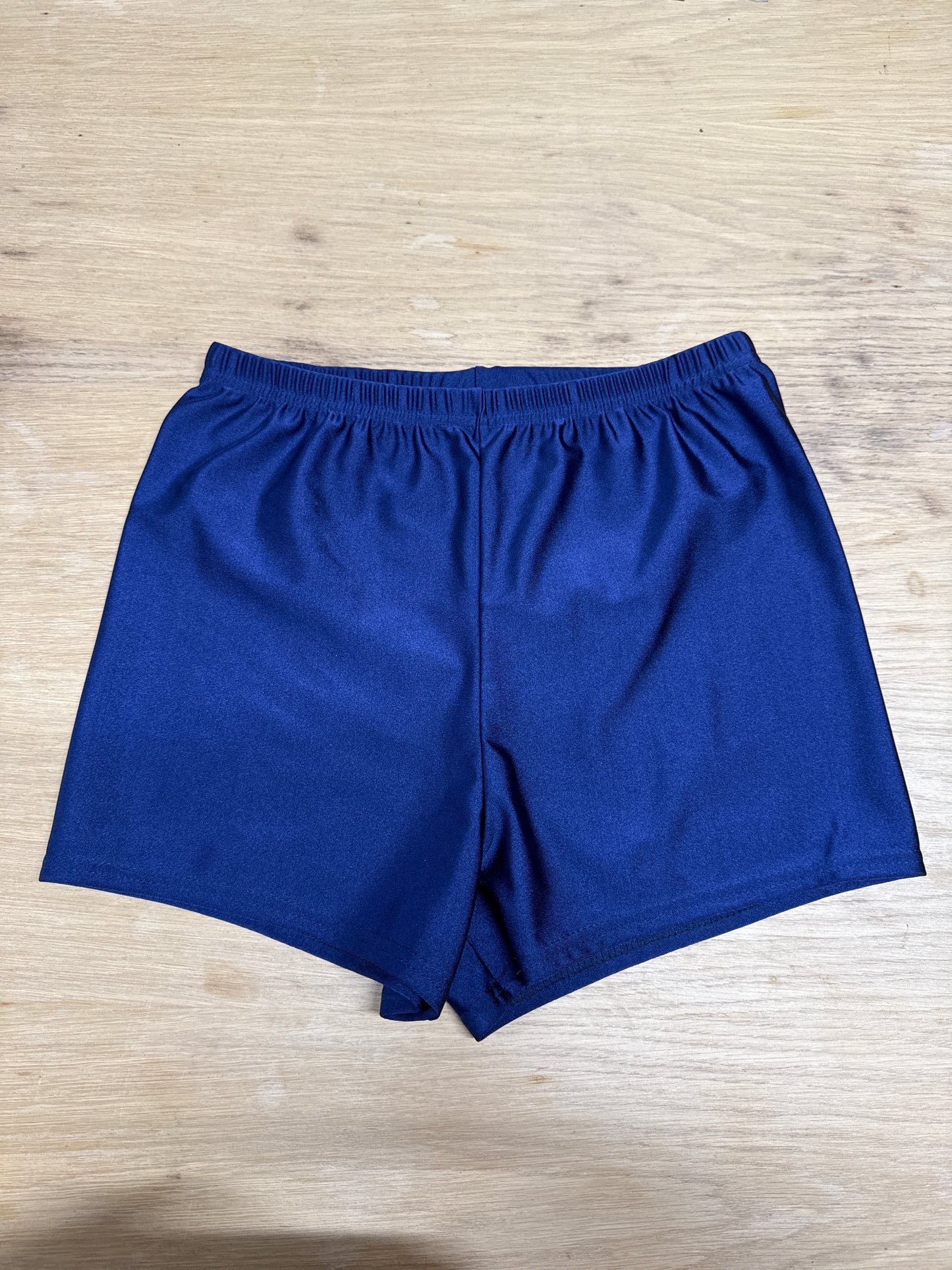 Navy Blue Dance gymnastics hot pants shorts  Womens UK 8 Katz 3 Ref 18
