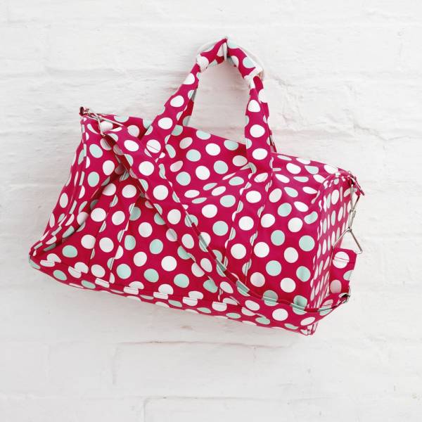 Red Spotty Overnight Sports Bag PP7P