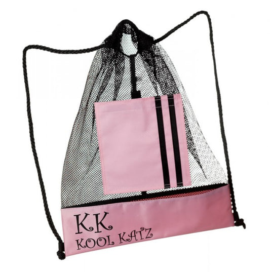Girls Black & Pink Backpack Dance Ballet Street Tap Modern Bag KB13