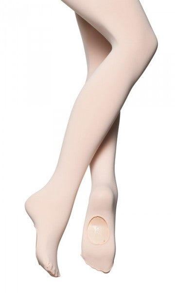 Girls Ladies Pink 90 Denier Professional Convertible Ballet Dance Tights