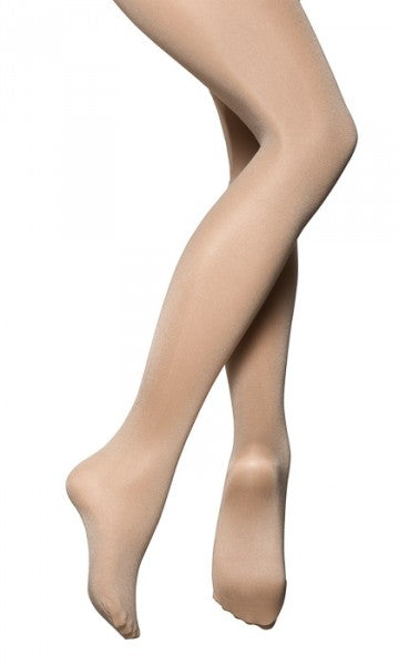 Girls Ladies 70 Denier Shimmer Light Toast Tan Full Foot Ballet Dance Tights All Sizes