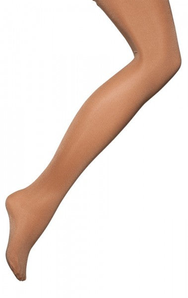 Girls Ladies 70 Denier Shimmer Dark Toast Tan Full Foot Ballet Dance Tights All Sizes