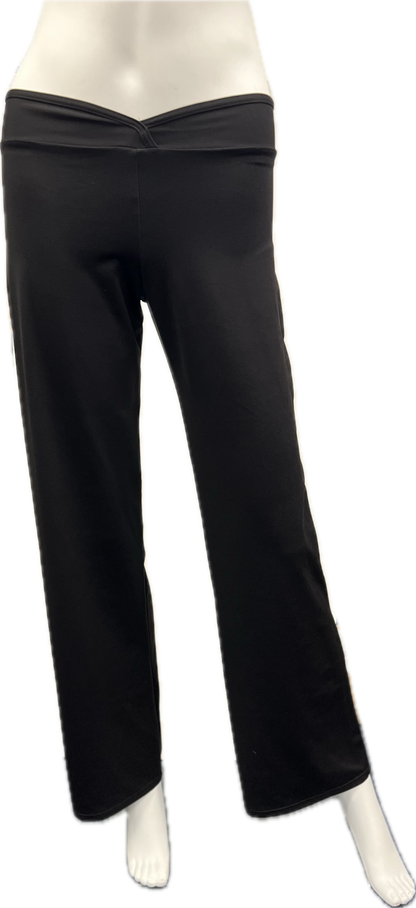 Ladies Girls Black Cotton Ballet Dance Jazz Pants Trousers KJPC3