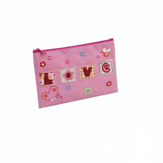 Love Pink Nylon Pencil Case PC-1248