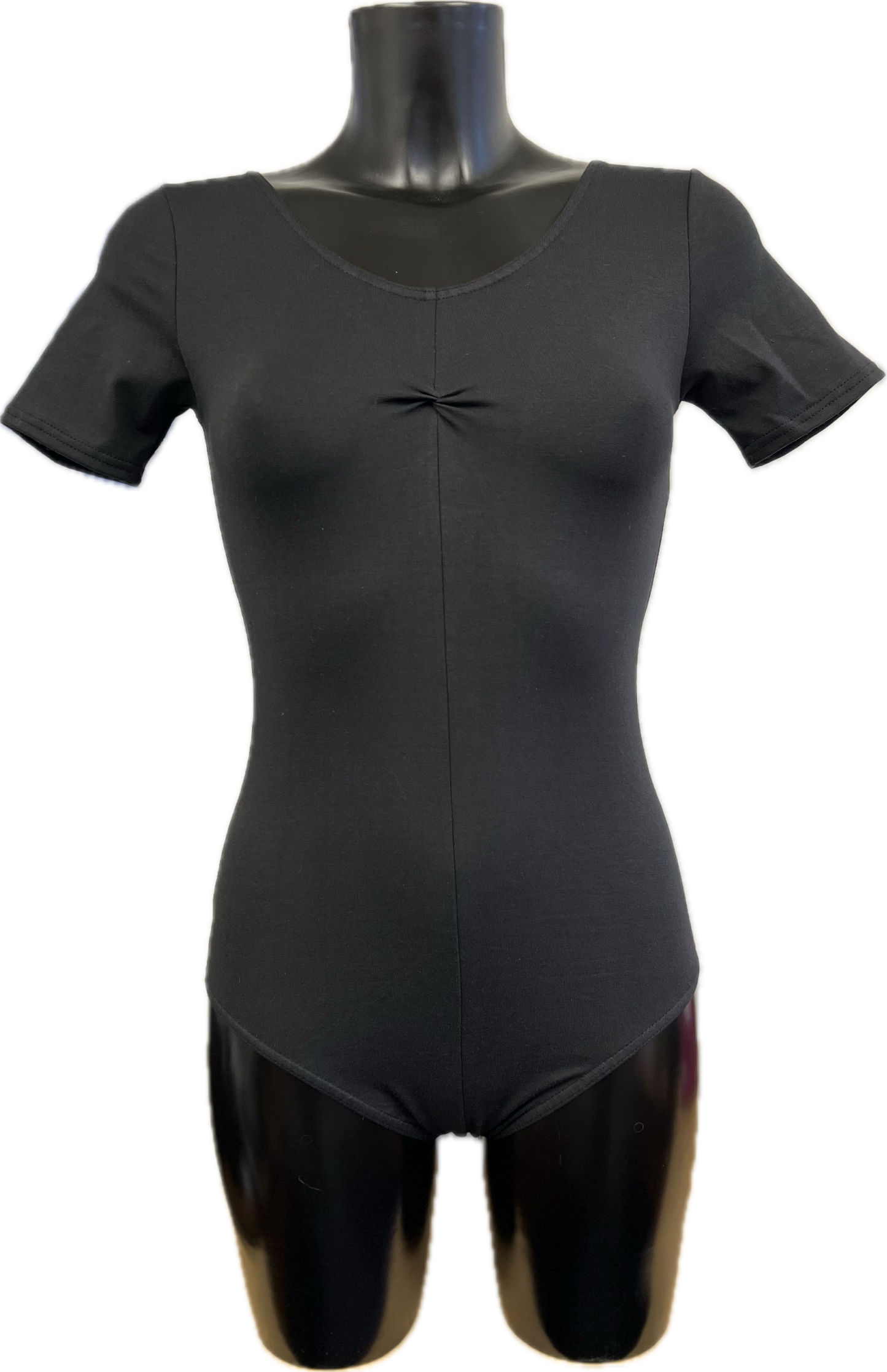 KDC040 Women's Made to Order All Colours Cotton Short Sleeve Ruched Front Ballet Dance Leotard
