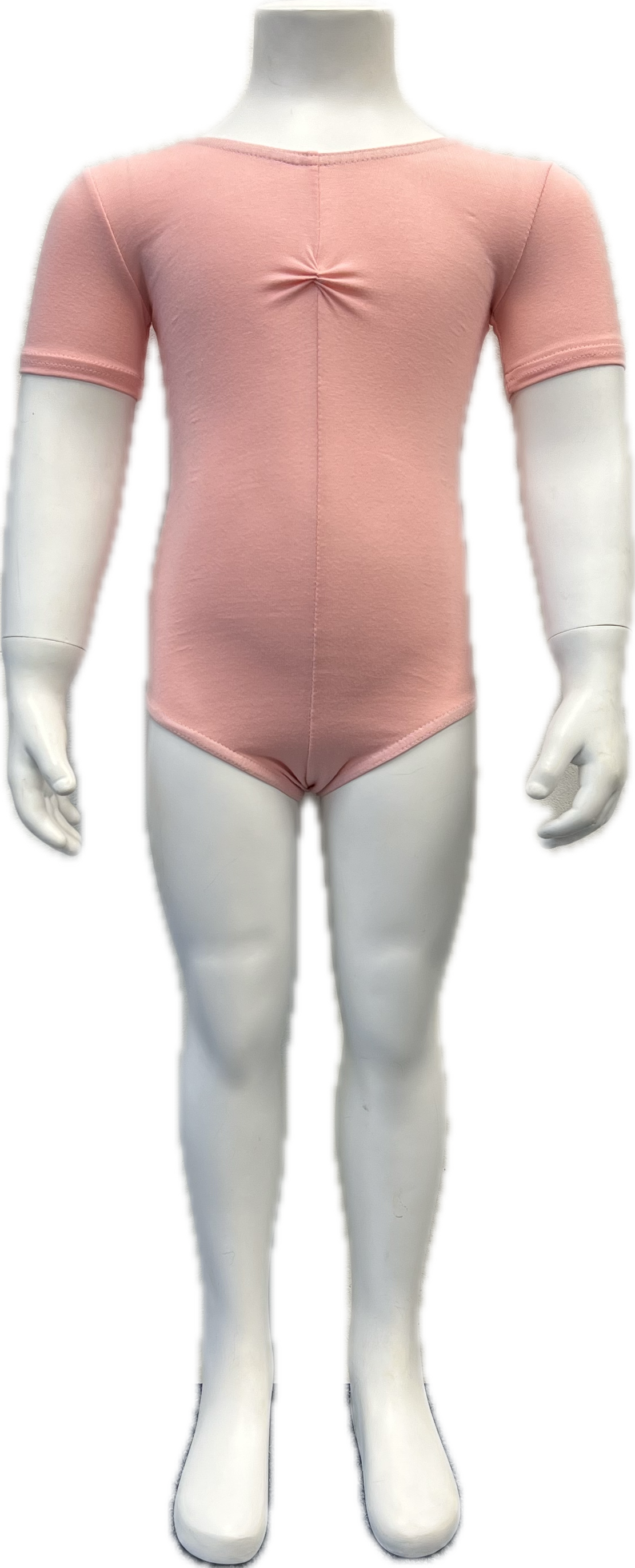 KDC040 Women's Made to Order All Colours Cotton Short Sleeve Ruched Front Ballet Dance Leotard