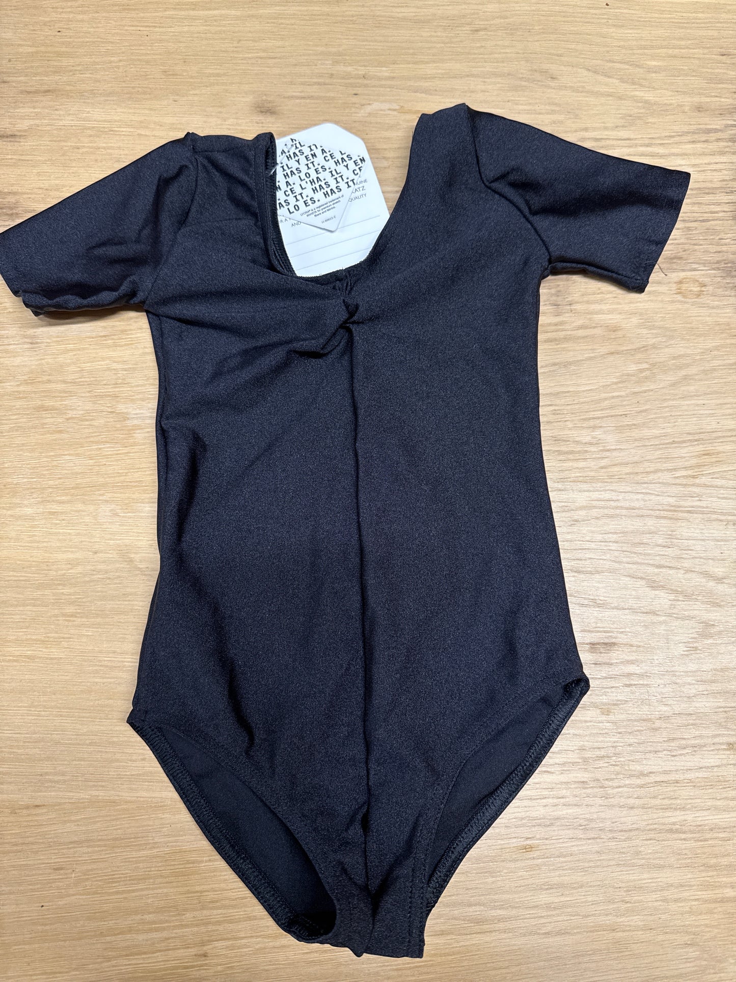 Black Dance gymnastics leotard age 4-5 Ref 14