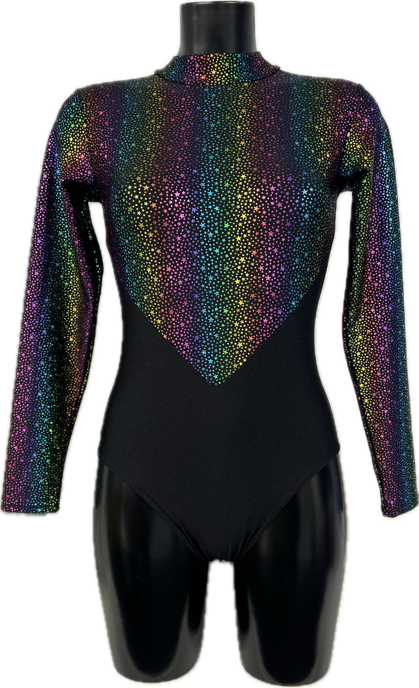 K2101 (KDGN019) CUSTOM-MADE All Colours Women's Girls Lycra Long Sleeve High Neck Dance Leotard