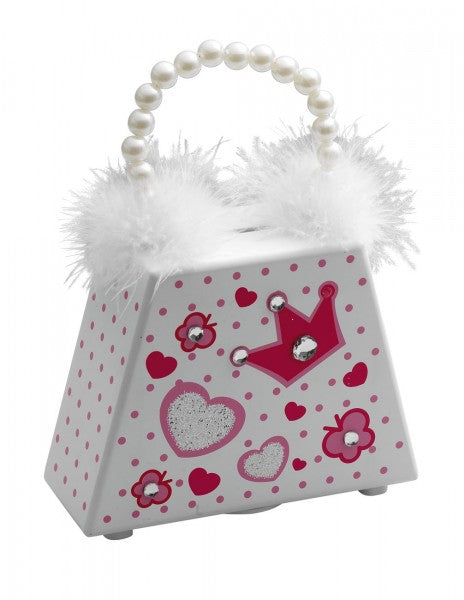 White Spotted Fluffy Money Box MB-02