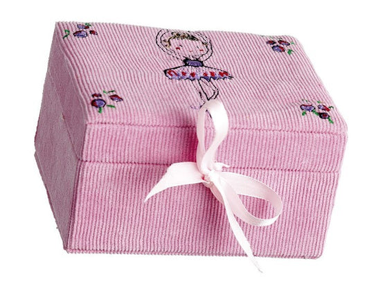 Bella Pink Ballerina Trinket Jewellery Box JB-7529