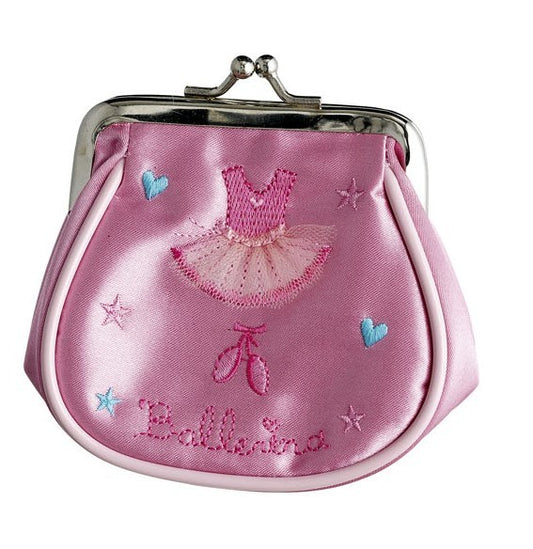 Pink Satin Ballerina Coin Purse KL-7532