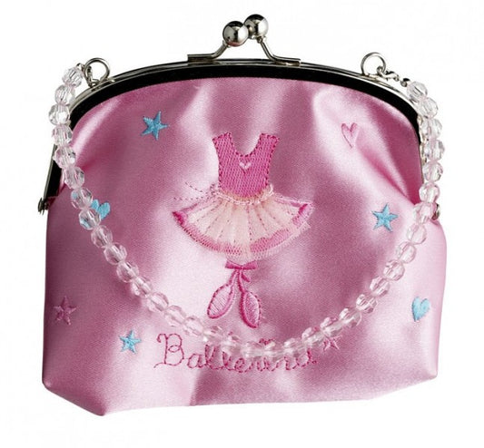 Pink Satin Ballerina Handbag HB-7541