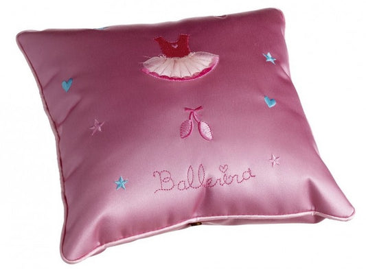 Pink Satin Ballerina Cushion CU-7531