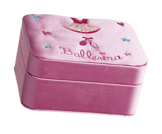 Pink Satin Ballerina Jewel Box JB-7580