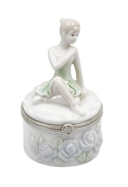 Small China Ballet Trinket Box KDFIG-28