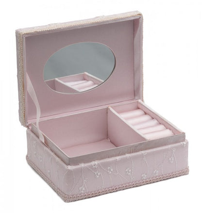 Pink Rectangle Jewellery Box SLP-03
