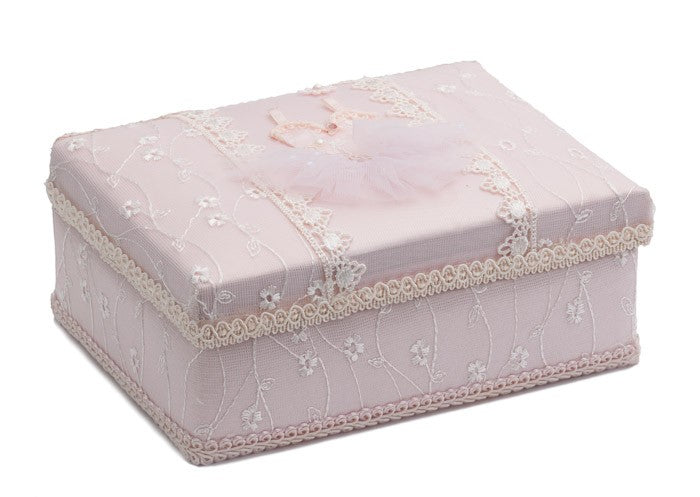 Pink Rectangle Jewellery Box SLP-03