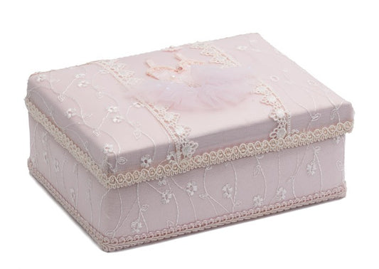 Pink Rectangle Jewellery Box SLP-03
