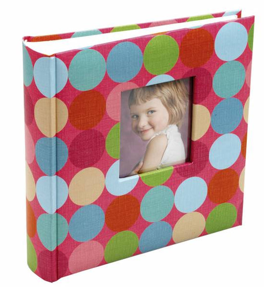 Slip In Pink Spotted Photo Album PA-K1511-1