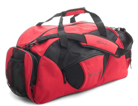Girls Ladies Large Red And Black Dance Ballet Tap Kit Holdall Sports Bag KB83