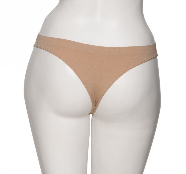Ladies Nude Seamless Dance Ballet Briefs Pants Knickers Thong