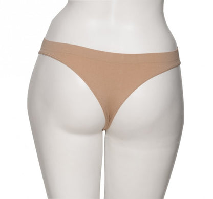 Ladies Nude Seamless Dance Ballet Briefs Pants Knickers Thong