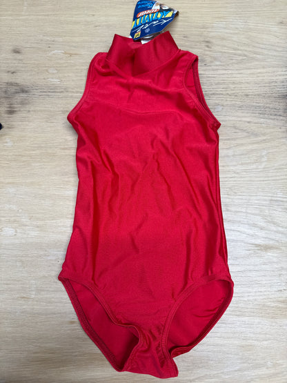Red Dance gymnastics leotard age 5 Ref 17