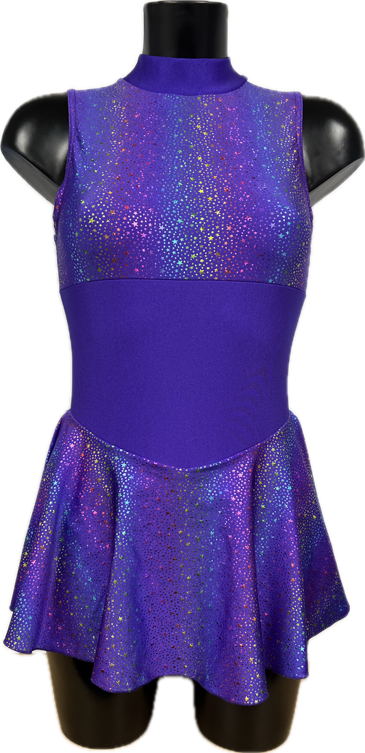 Star Print & Nylon Lycra Sample UK 10 Katz size 4 Ref SAM39