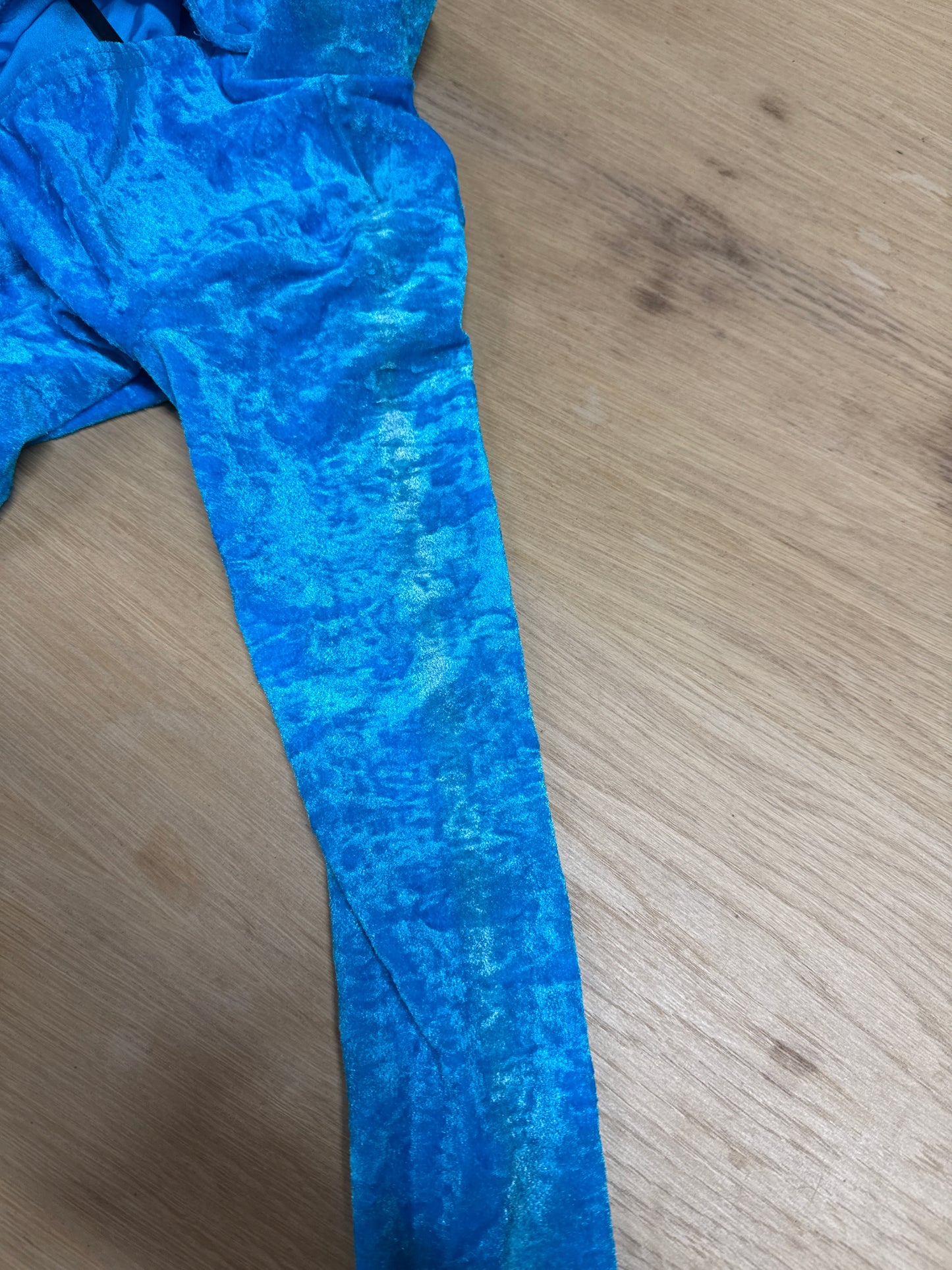 Kingfisher blue Dance gymnastics leotard age 11 Ref 07