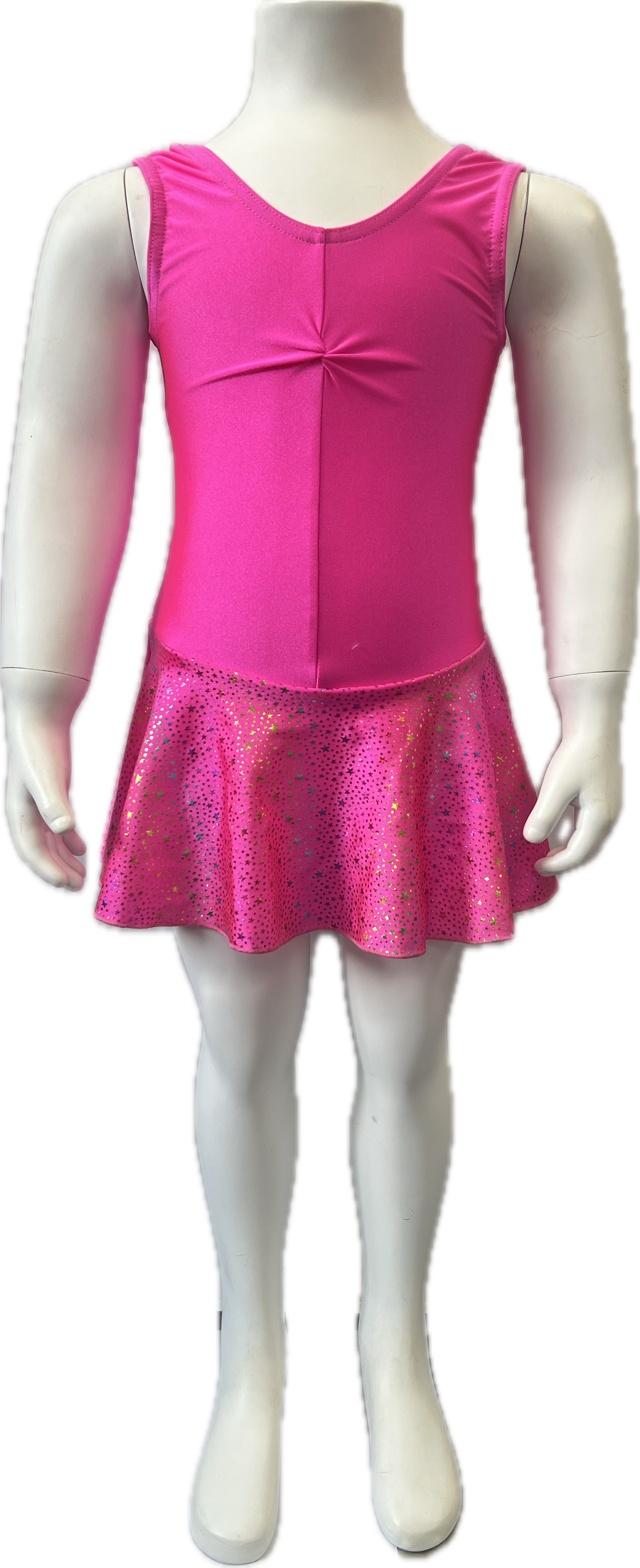KDR005 CUSTOM-MADE All Colours Women's Girls Lycra Sleeveless Dance Leotard with Skirt