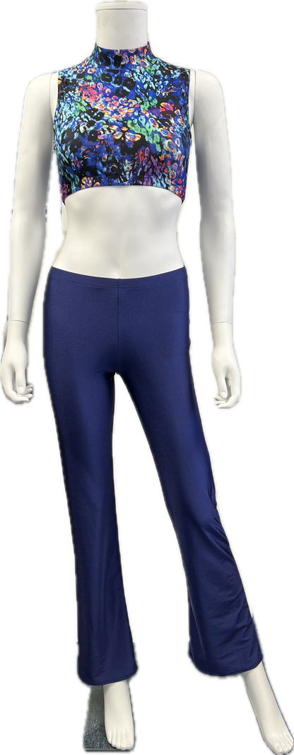Ladies Girls Nylon Lycra Ballet Dance Jazz Pants Trousers KJPL1