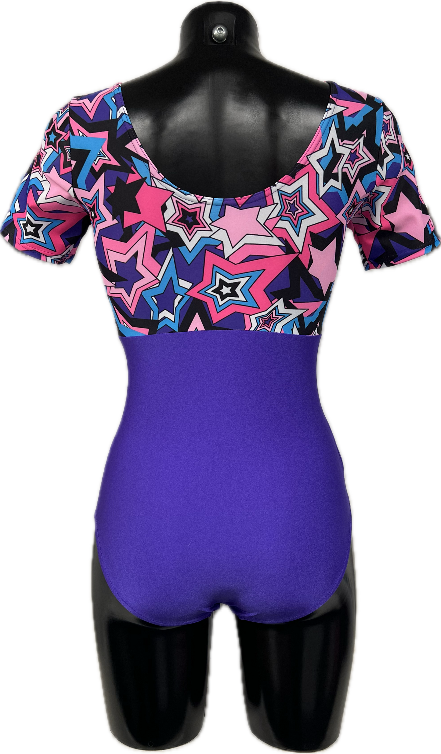 K2107 (KDC008) CUSTOM-MADE All Colours Women's Girls Lycra Short Sleeve Ruche Front Dance Leotard