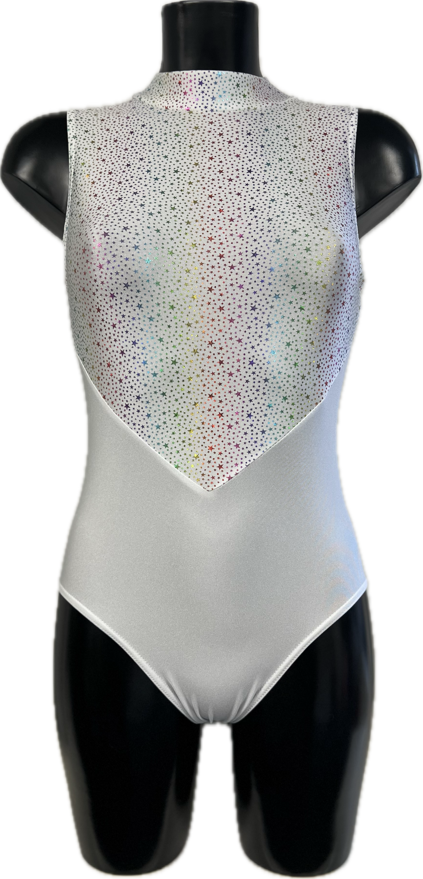 K2105 (KDGN016) CUSTOM-MADE All Colours Women's Girls Lycra Sleeveless High Neck Dance Leotard