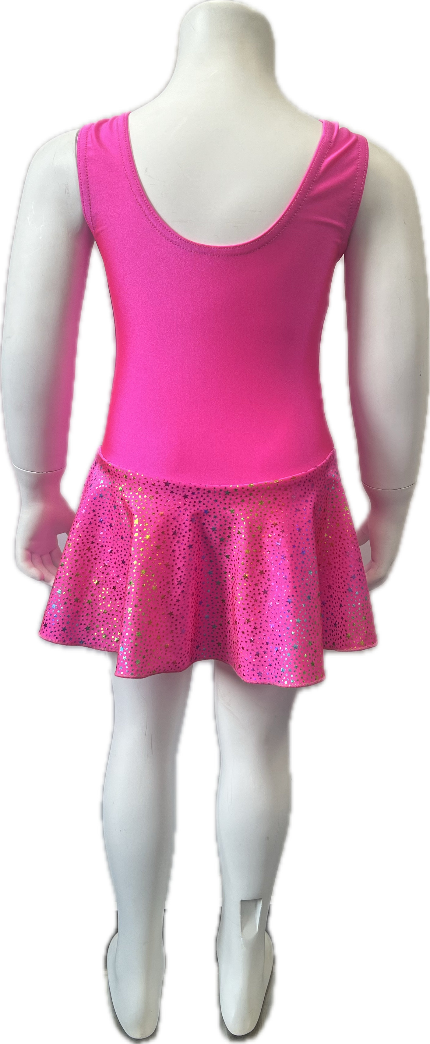 KDR005 CUSTOM-MADE All Colours Women's Girls Lycra Sleeveless Dance Leotard with Skirt