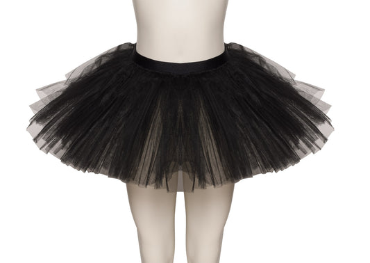 Black Premium Plain Dance Ballet Tutu Skirt All Sizes