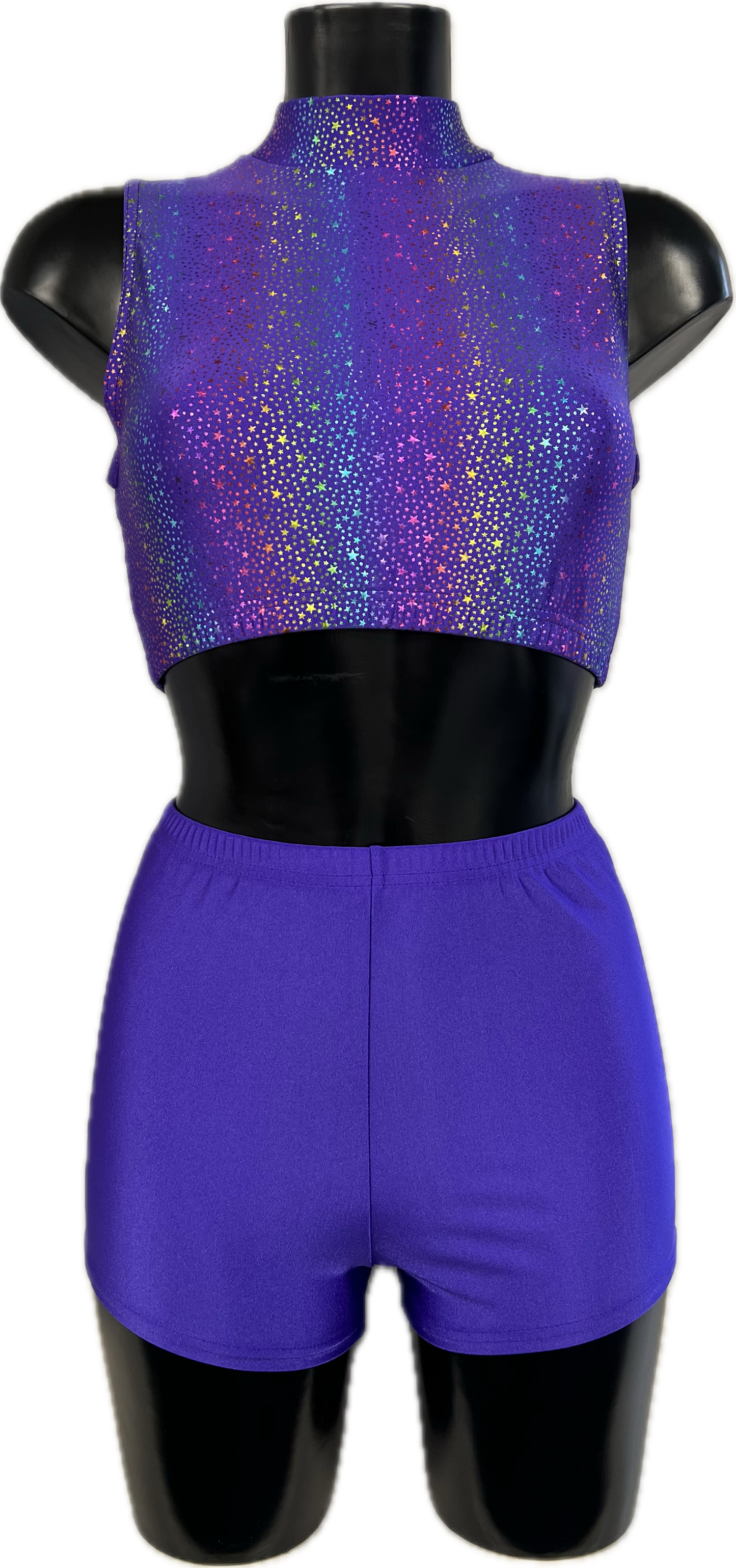 Star Print KCTN-7 Sample UK 10 Katz Size 4 Ref SAM04 (CROP TOP ONLY)