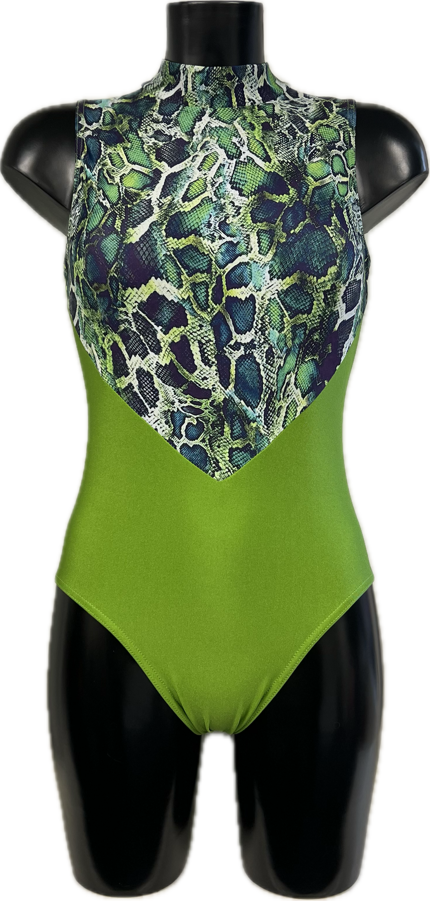 K2105 (KDGN016) CUSTOM-MADE All Colours Women's Girls Lycra Sleeveless High Neck Dance Leotard