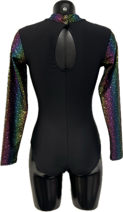 K2101 (KDGN019) CUSTOM-MADE All Colours Women's Girls Lycra Long Sleeve High Neck Dance Leotard