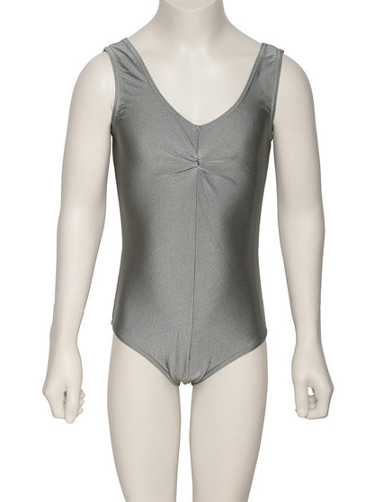 KDC006 Girls All Colours Nylon Lycra Sleeveless Ruched Dance Gymnastics Leotard