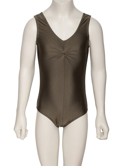 KDC006 Girls All Colours Nylon Lycra Sleeveless Ruched Dance Gymnastics Leotard