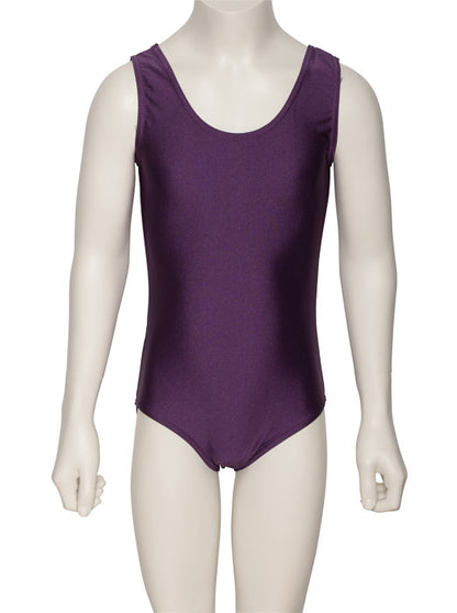 KDC026 Girls All Colours Nylon Lycra Sleeveless Plain Dance Gymnastics Leotard