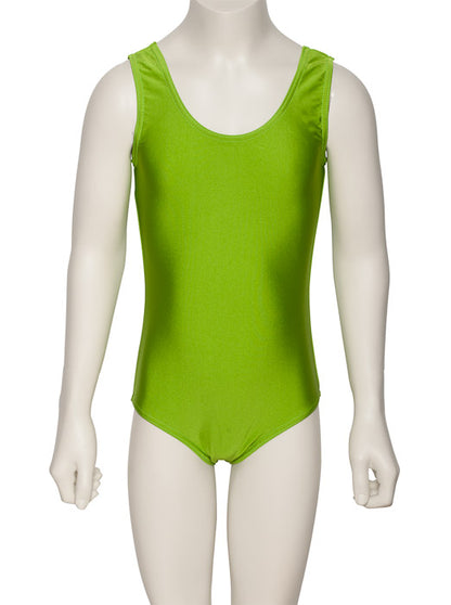 KDC026 Girls All Colours Nylon Lycra Sleeveless Plain Dance Gymnastics Leotard
