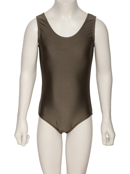 KDC026 Girls All Colours Nylon Lycra Sleeveless Plain Dance Gymnastics Leotard