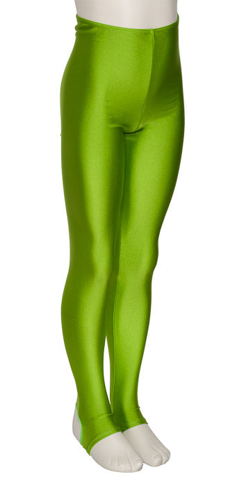 KDT001 Girls All Colours Shiny Nylon Lycra Dance Tights Leggings With Stirrups