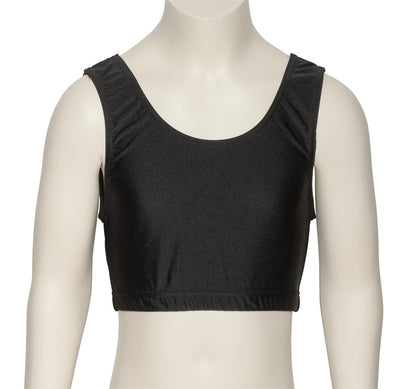 KCTN-6 Women's Shiny Nylon Lycra Tank Back Dance Fitness Gym Crop Top