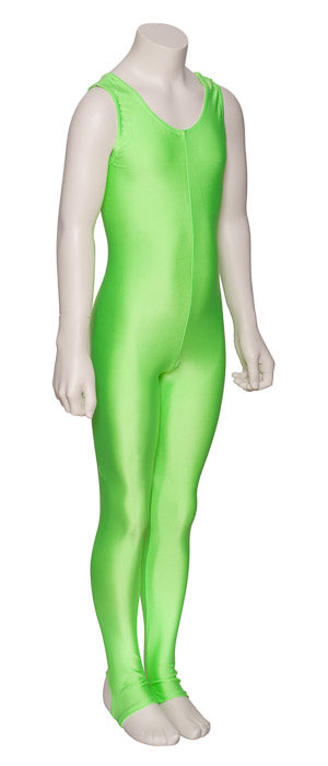KDC011 Girls All Colours Lycra Sleeveless Dance Catsuit With Stirrups