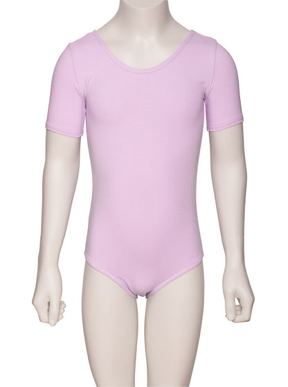 KDC037 Girls All Colours Cotton Short Sleeve Ballet Dance Leotard